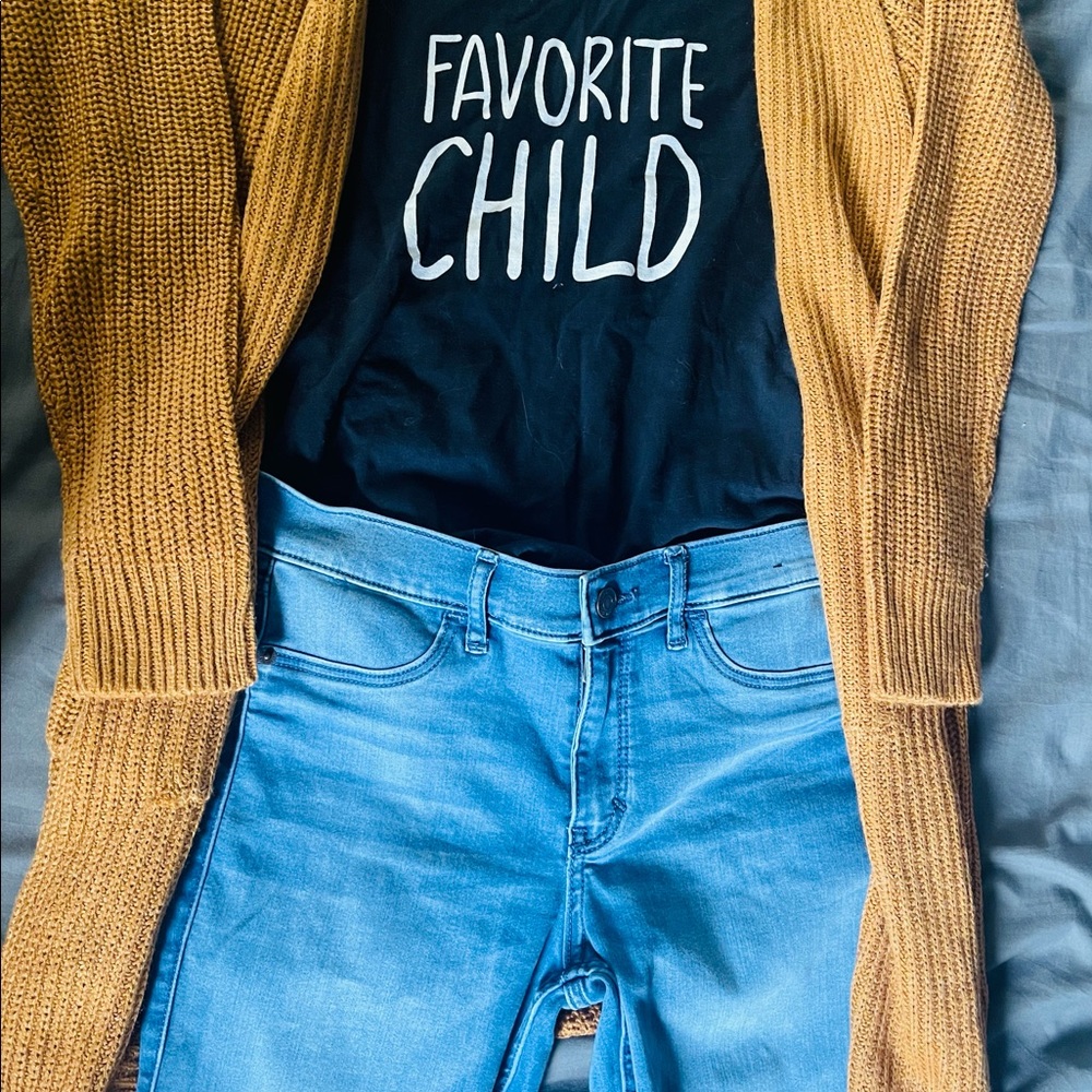 NEW A&F high rise Jean LEGGING (30/10R)